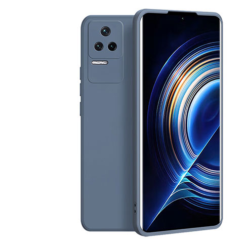 Xiaomi Redmi K50 5G用360度 フルカバー極薄ソフトケース シリコンケース 耐衝撃 全面保護 バンパー YK2 Xiaomi ラベンダーグレー