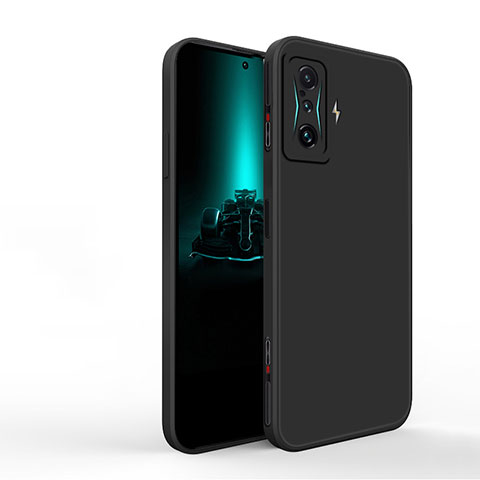 Xiaomi Redmi K50 Gaming 5G用360度 フルカバー極薄ソフトケース シリコンケース 耐衝撃 全面保護 バンパー YK1 Xiaomi ブラック