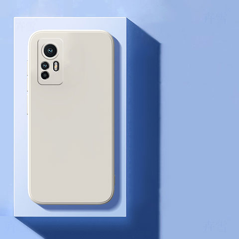 Xiaomi Redmi K50 Ultra 5G用360度 フルカバー極薄ソフトケース シリコンケース 耐衝撃 全面保護 バンパー YK4 Xiaomi ホワイト