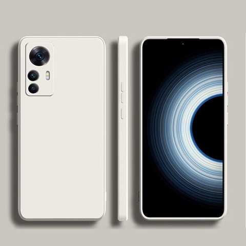 Xiaomi Redmi K50 Ultra 5G用360度 フルカバー極薄ソフトケース シリコンケース 耐衝撃 全面保護 バンパー YK1 Xiaomi ホワイト