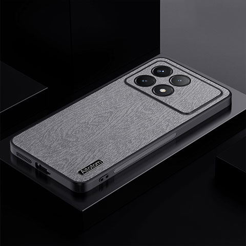 Xiaomi Redmi K70 5G用極薄ソフトケース シリコンケース 耐衝撃 全面保護 PB1 Xiaomi グレー