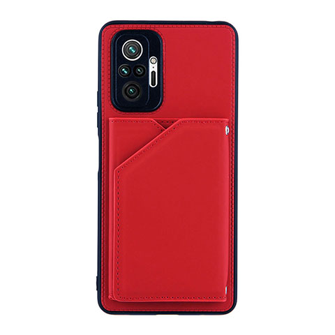 Xiaomi Redmi Note 10 Pro 4G用ケース 高級感 手触り良いレザー柄 Y01B Xiaomi レッド