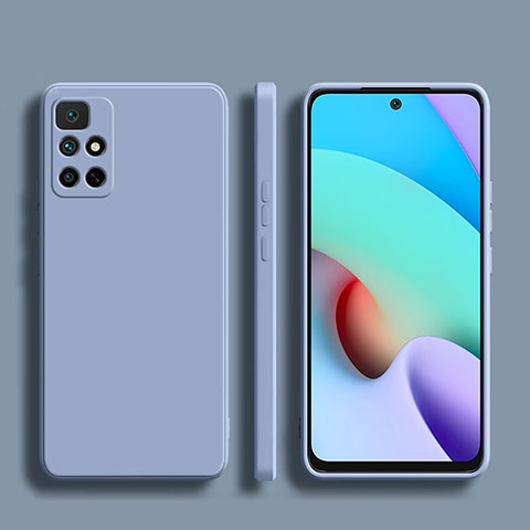 Xiaomi Redmi Note 11 4G (2022)用360度 フルカバー極薄ソフトケース シリコンケース 耐衝撃 全面保護 バンパー YK1 Xiaomi ラベンダーグレー