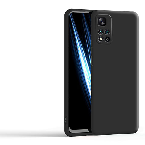 Xiaomi Redmi Note 11 Pro+ Plus 5G用360度 フルカバー極薄ソフトケース シリコンケース 耐衝撃 全面保護 バンパー YK5 Xiaomi ブラック