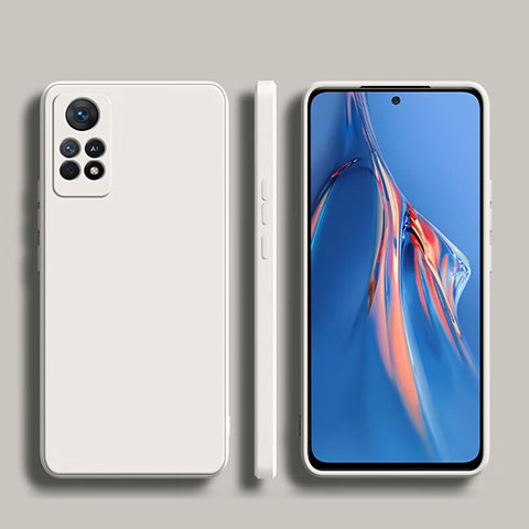 Xiaomi Redmi Note 11E Pro 5G用360度 フルカバー極薄ソフトケース シリコンケース 耐衝撃 全面保護 バンパー YK1 Xiaomi ホワイト