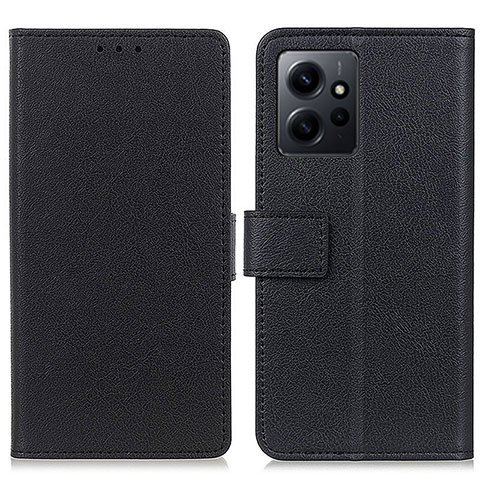 Xiaomi Redmi Note 12 4G用手帳型 レザーケース スタンド カバー M08L Xiaomi ブラック