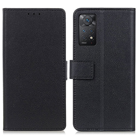 Xiaomi Redmi Note 12 Pro 4G用手帳型 レザーケース スタンド カバー M08L Xiaomi ブラック