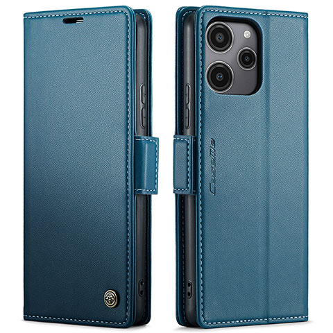 Xiaomi Redmi Note 12R 5G用手帳型 レザーケース スタンド カバー C03S Xiaomi ネイビー