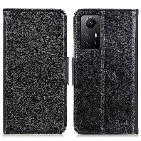 Xiaomi Redmi Note 12S用手帳型 レザーケース スタンド カバー N05P Xiaomi ブラック