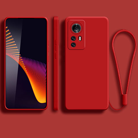 Xiaomi Redmi Note 12S用360度 フルカバー極薄ソフトケース シリコンケース 耐衝撃 全面保護 バンパー YK1 Xiaomi レッド