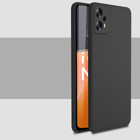 Xiaomi Redmi Note 12T Pro 5G用360度 フルカバー極薄ソフトケース シリコンケース 耐衝撃 全面保護 バンパー YK6 Xiaomi ブラック