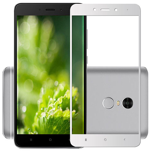 Xiaomi Redmi Note 4 Standard Edition用強化ガラス フル液晶保護フィルム F03 Xiaomi ホワイト