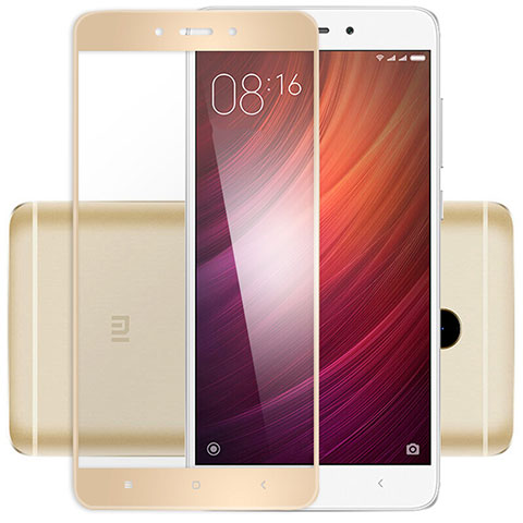 Xiaomi Redmi Note 4X用強化ガラス フル液晶保護フィルム Xiaomi ゴールド