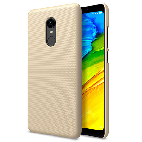 Xiaomi Redmi Note 5 Indian Version用ハードケース プラスチック メッシュ デザイン Xiaomi ゴールド