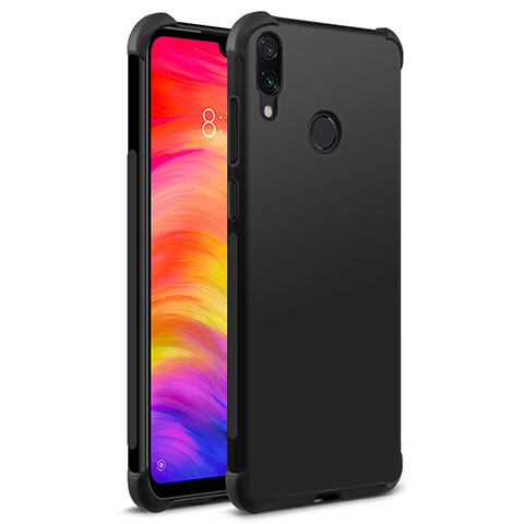 Xiaomi Redmi Note 7用極薄ソフトケース シリコンケース 耐衝撃 全面保護 S02 Xiaomi ブラック