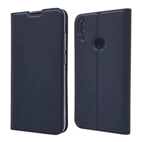 Xiaomi Redmi Note 7用手帳型 レザーケース スタンド カバー L06 Xiaomi ネイビー