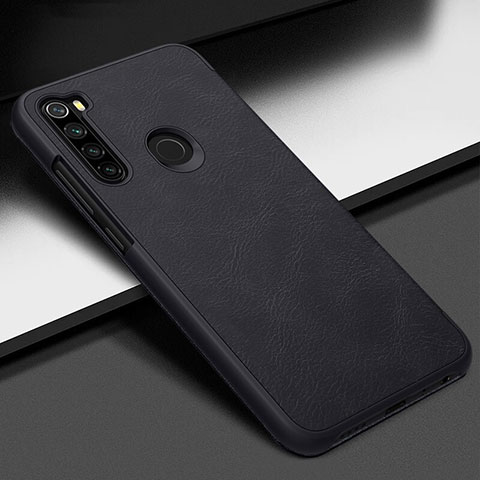 Xiaomi Redmi Note 8 (2021)用ケース 高級感 手触り良いレザー柄 R01 Xiaomi ブラック