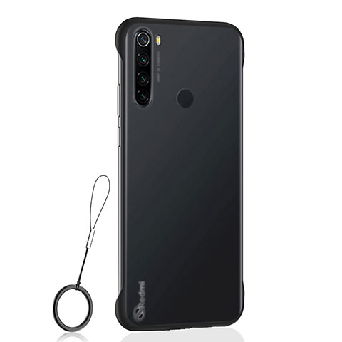 Xiaomi Redmi Note 8 (2021)用ハードカバー クリスタル クリア透明 S02 Xiaomi ブラック