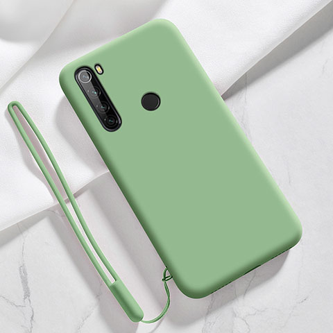 Xiaomi Redmi Note 8 (2021)用360度 フルカバー極薄ソフトケース シリコンケース 耐衝撃 全面保護 バンパー YK6 Xiaomi グリーン