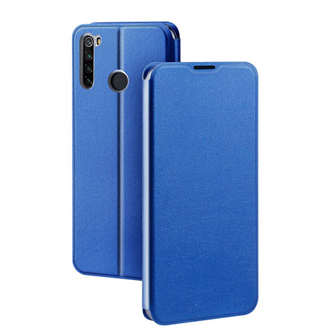 Xiaomi Redmi Note 8用手帳型 レザーケース スタンド カバー T01 Xiaomi ネイビー