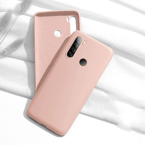 Xiaomi Redmi Note 8用360度 フルカバー極薄ソフトケース シリコンケース 耐衝撃 全面保護 バンパー C02 Xiaomi ピンク