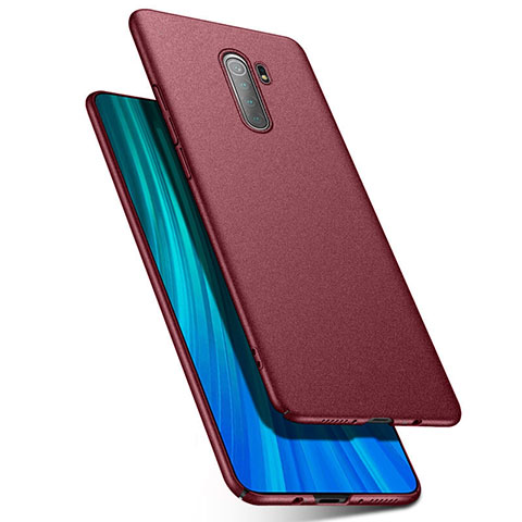 Xiaomi Redmi Note 8 Pro用ハードケース プラスチック 質感もマット カバー P03 Xiaomi ワインレッド