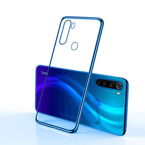 Xiaomi Redmi Note 8T用極薄ソフトケース シリコンケース 耐衝撃 全面保護 クリア透明 H02 Xiaomi ネイビー