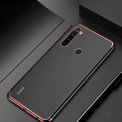 Xiaomi Redmi Note 8T用極薄ソフトケース シリコンケース 耐衝撃 全面保護 クリア透明 H04 Xiaomi ローズゴールド