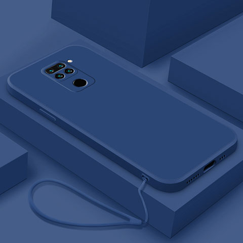 Xiaomi Redmi Note 9用360度 フルカバー極薄ソフトケース シリコンケース 耐衝撃 全面保護 バンパー YK4 Xiaomi ネイビー