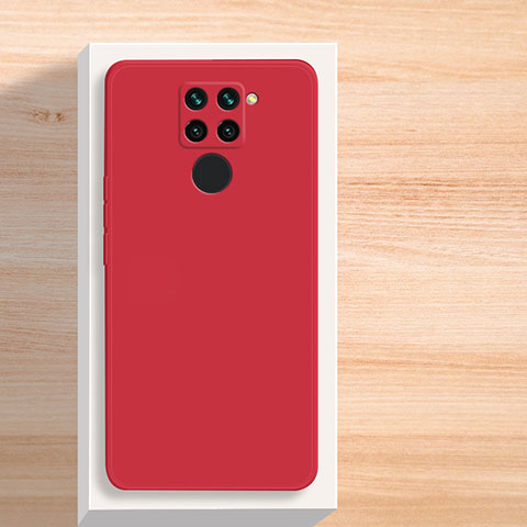 Xiaomi Redmi Note 9用360度 フルカバー極薄ソフトケース シリコンケース 耐衝撃 全面保護 バンパー YK2 Xiaomi レッド