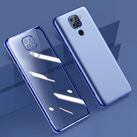 Xiaomi Redmi Note 9用極薄ソフトケース シリコンケース 耐衝撃 全面保護 クリア透明 H01 Xiaomi ネイビー