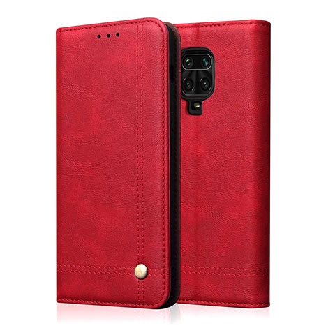 Xiaomi Redmi Note 9 Pro Max用手帳型 レザーケース スタンド カバー L06 Xiaomi レッド