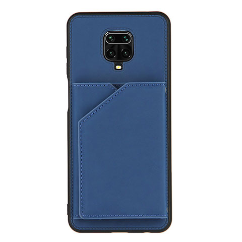 Xiaomi Redmi Note 9S用ケース 高級感 手触り良いレザー柄 Y01B Xiaomi ネイビー