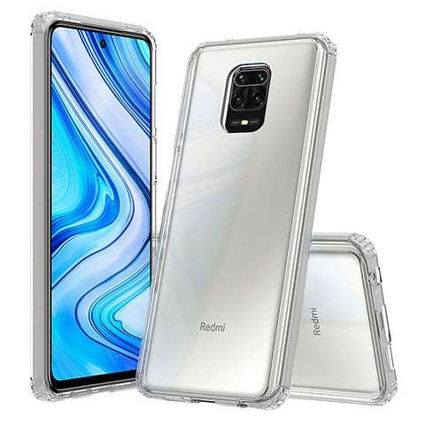 Xiaomi Redmi Note 9S用360度 フルカバー ハイブリットバンパーケース クリア透明 プラスチック カバー ZJ5 Xiaomi クリア