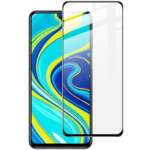 Xiaomi Redmi Note 9S用強化ガラス フル液晶保護フィルム Xiaomi ブラック