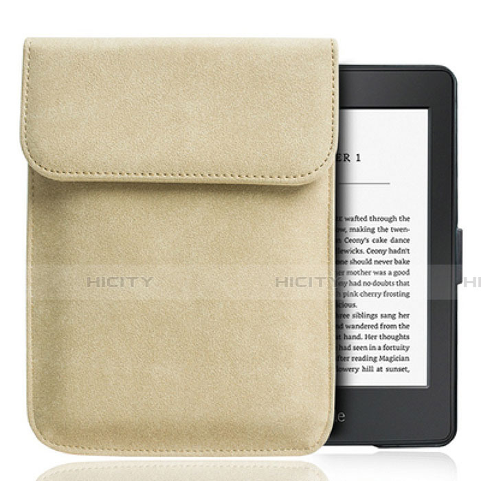 Amazon Kindle Paperwhite 6 inch用高品質ソフトベルベットポーチバッグ ケース S01 Amazon ゴールド