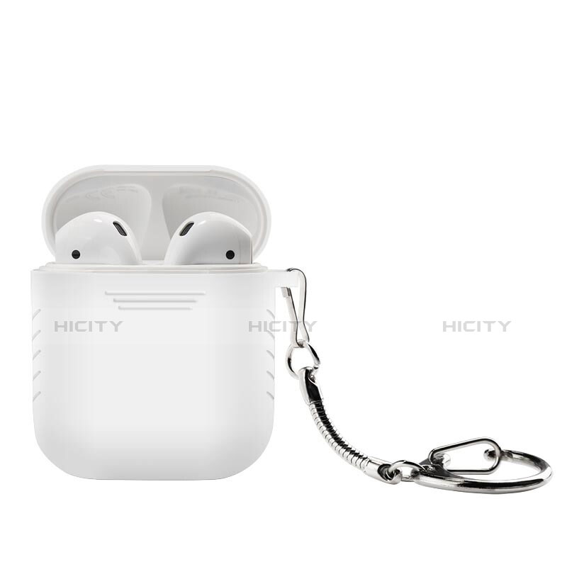 シリコン ケース 保護 収納 ズ用 Airpods 充電ボックス Z04 アップル ホワイト