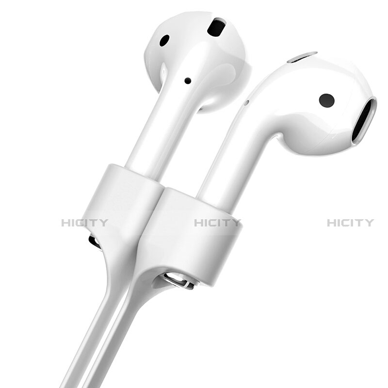 Apple AirPods Pro用紛失防止 シリコン ストラップ 軽量 脱着簡単 C04 アップル ホワイト