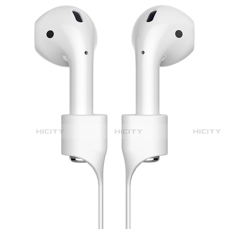 Apple AirPods Pro用紛失防止 シリコン ストラップ 軽量 脱着簡単 C04 アップル ホワイト