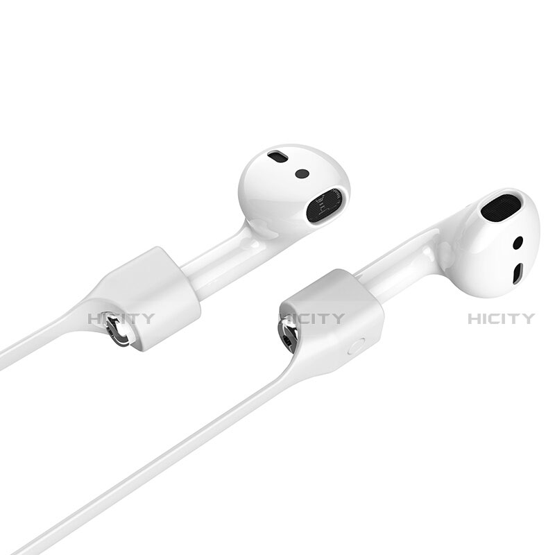 Apple AirPods Pro用紛失防止 シリコン ストラップ 軽量 脱着簡単 C04 アップル ホワイト