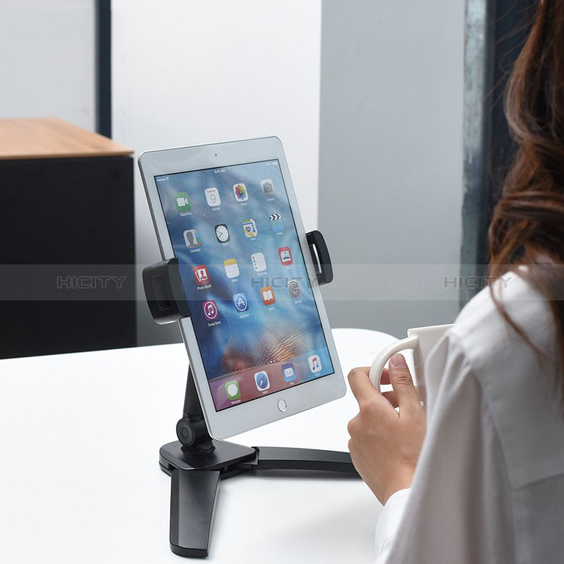 Apple iPad 10.2 (2019)用スタンドタイプのタブレット クリップ式 フレキシブル仕様 T08 アップル 