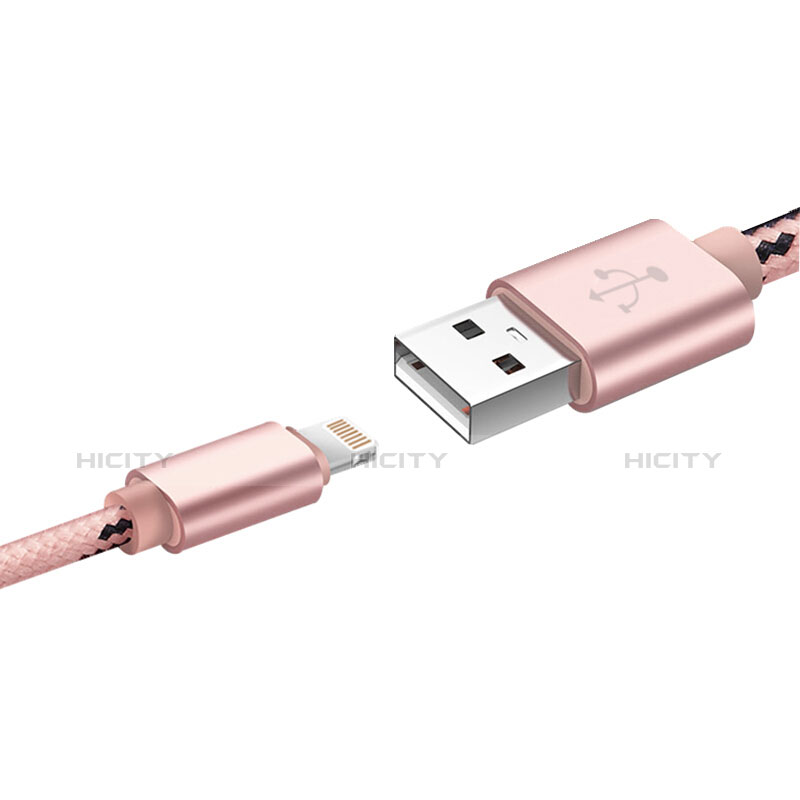 Apple iPad Air 2用USBケーブル 充電ケーブル L10 アップル ピンク