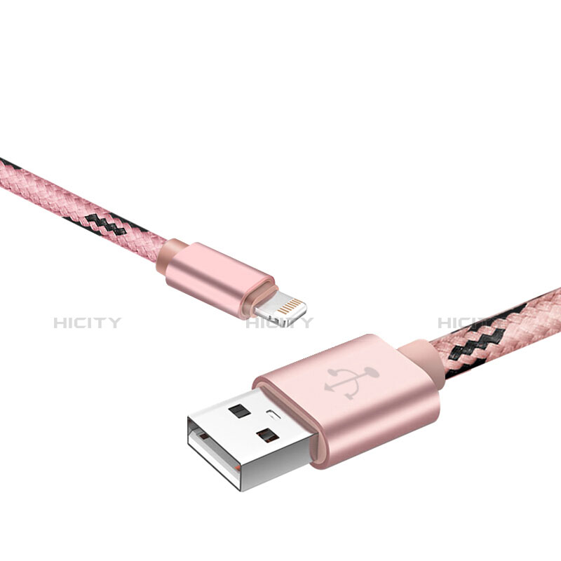 Apple iPad Air 2用USBケーブル 充電ケーブル L10 アップル ピンク