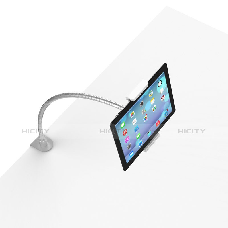 Apple iPad Air 2用スタンドタイプのタブレット クリップ式 フレキシブル仕様 T37 アップル ホワイト