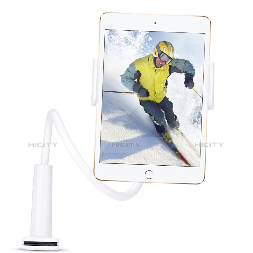 Apple iPad Air 2用スタンドタイプのタブレット クリップ式 フレキシブル仕様 T38 アップル ホワイト