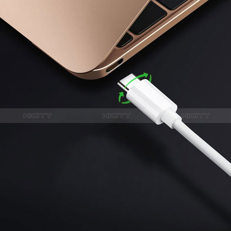 Apple iPad Air 5 10.9 (2022)用USB 2.0ケーブル 充電ケーブルAndroidユニバーサル 2A H02 アップル ホワイト