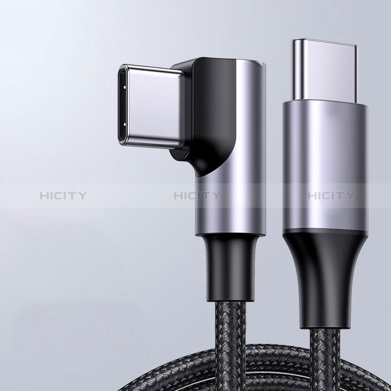 Apple iPad Air 5 10.9 (2022)用Type-C USB-C to Type-C USB-C アクティブ変換ケーブルアダプタ 60W H01 アップル ダークグレー