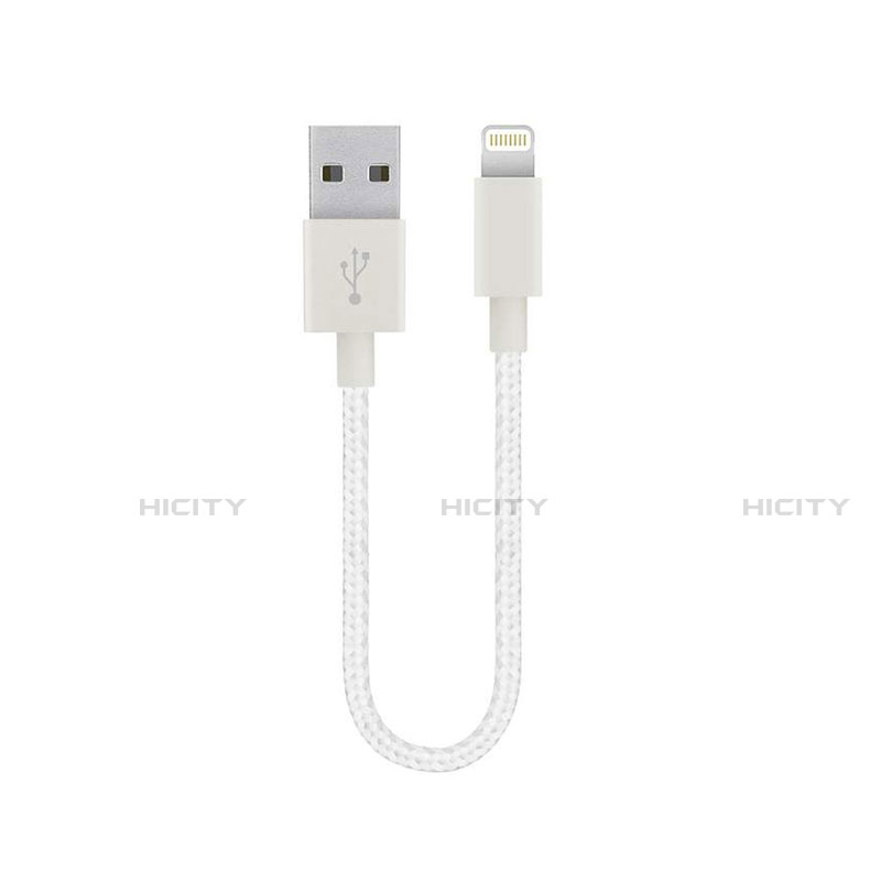 Apple iPad Air用USBケーブル 充電ケーブル 15cm S01 アップル ホワイト