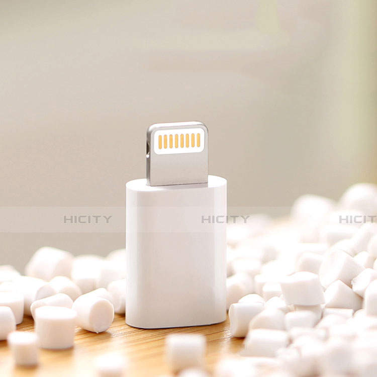 Apple iPad Air用Android Micro USB to Lightning USB アクティブ変換ケーブルアダプタ H01 アップル ホワイト