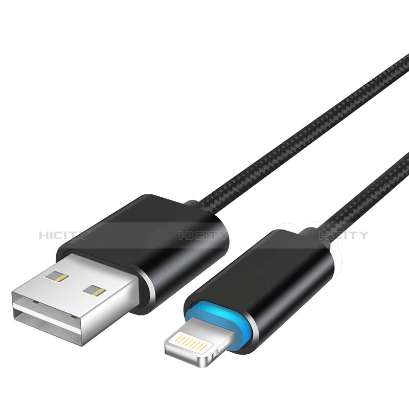 Apple iPad Pro 10.5用USBケーブル 充電ケーブル L13 アップル ブラック